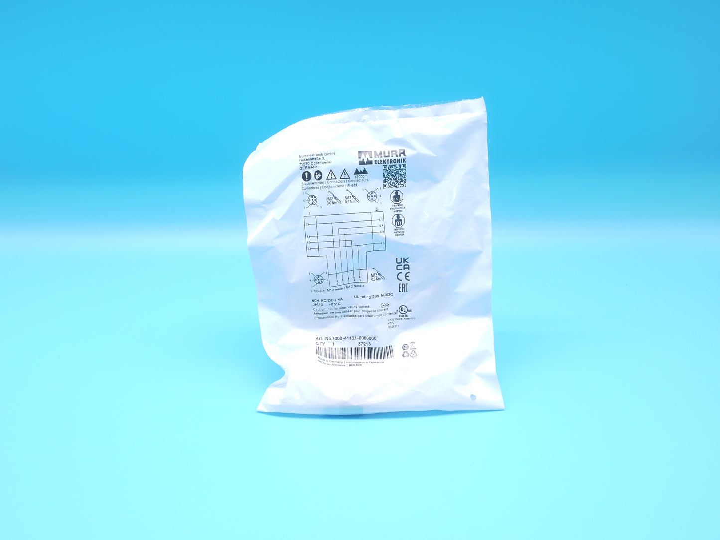 !♦ ♦ KS |►4 Stück◄| Steckverbinder T-Stück M12 001 41121