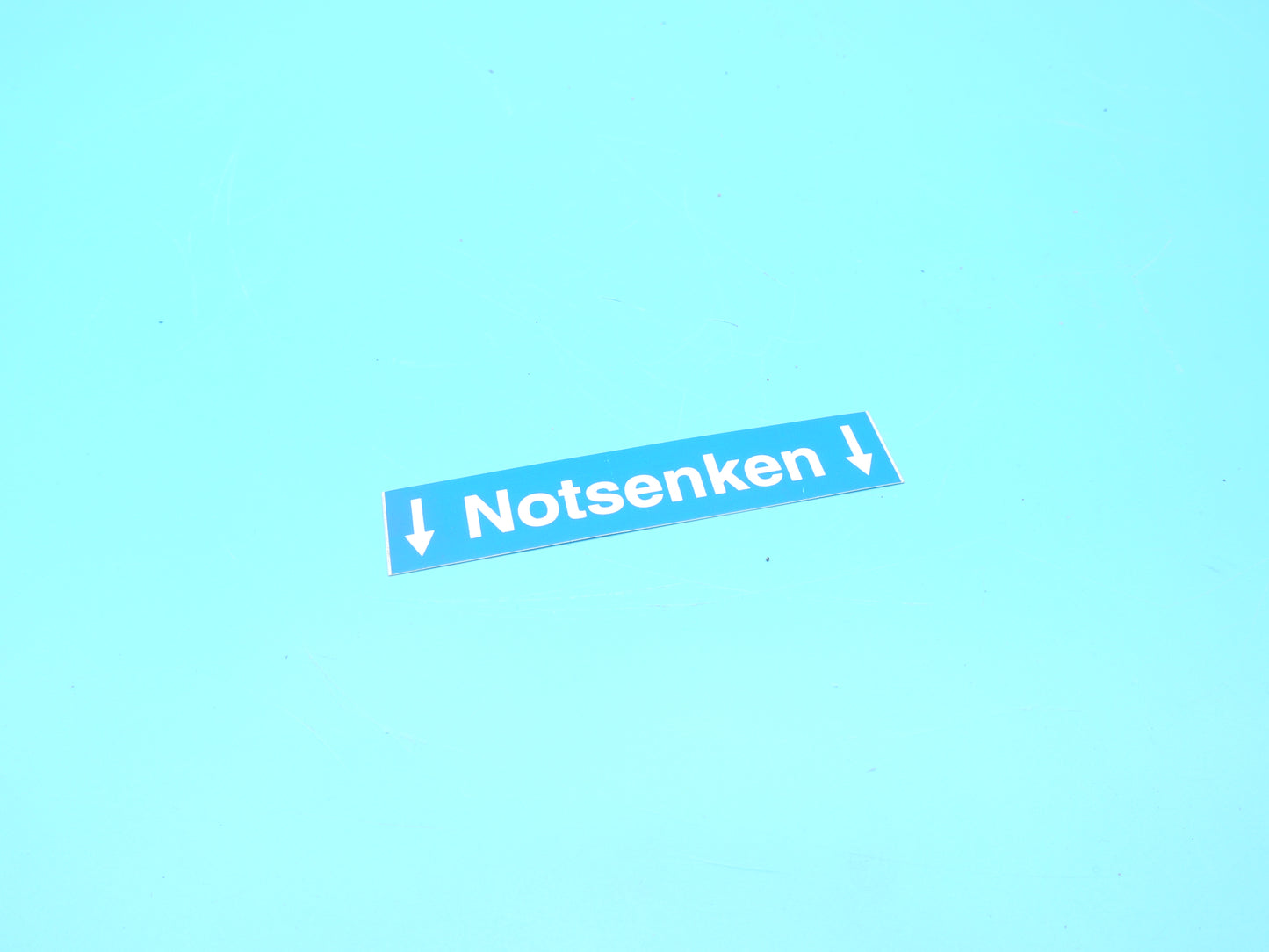 ! MB |►10 Stück◄| SCHILD,NOTSENKEN