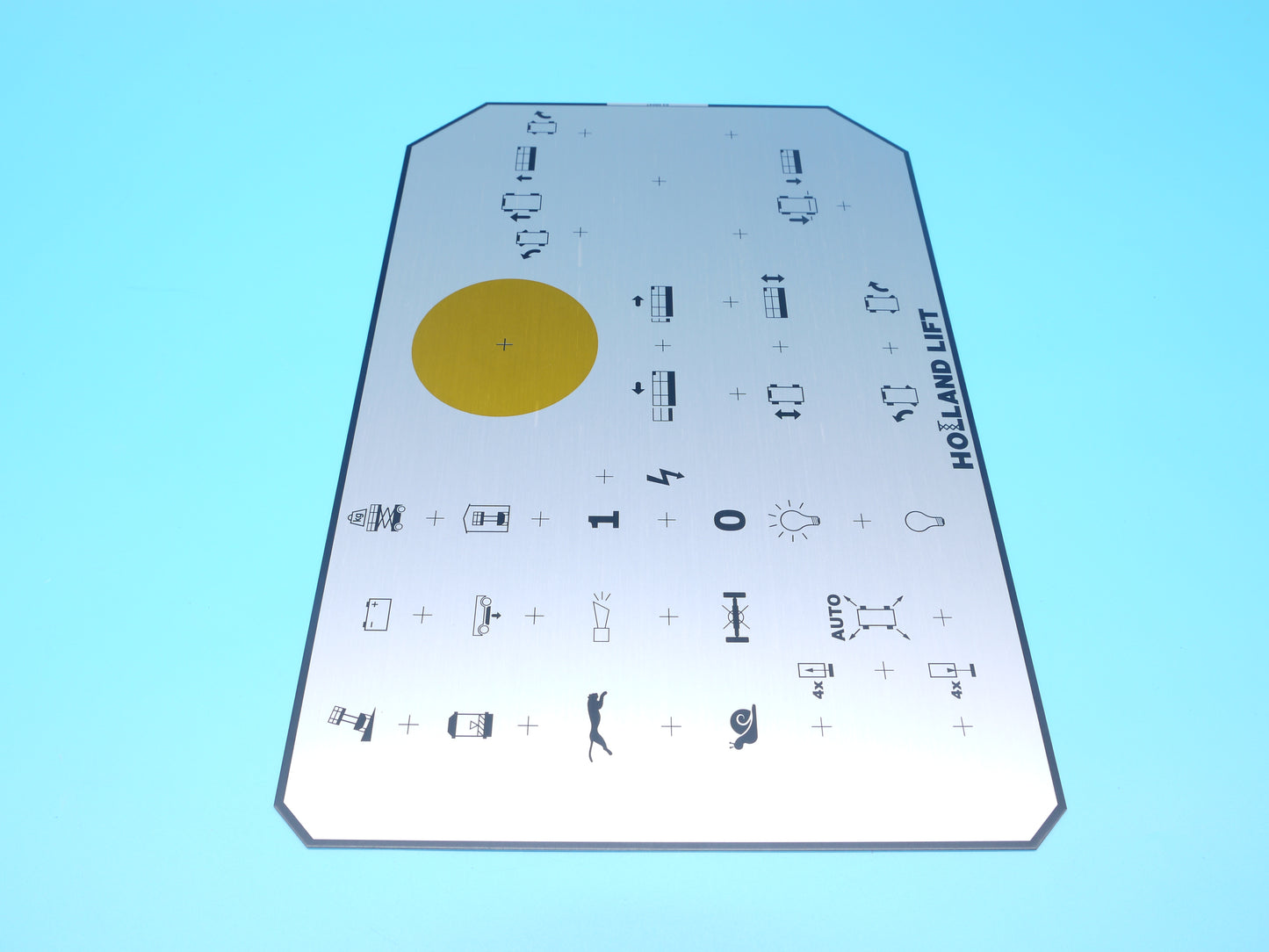 ! RKE Aluminium Schild Bedienpult HL-240 E25/E13 TULIP E-mit Stützen