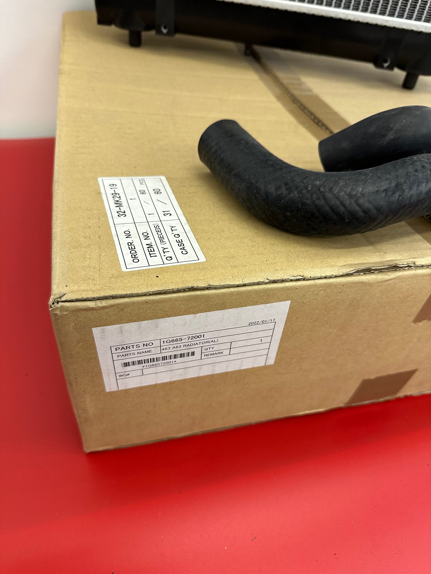 !    MDE KIT Kühler für Kubota Motor V1505