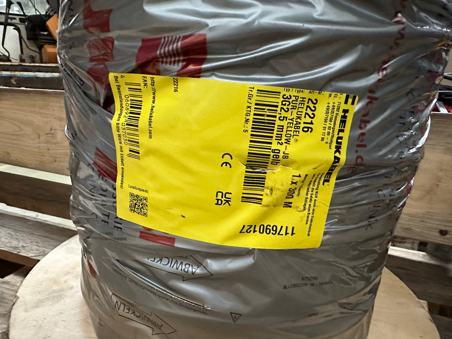 !     KS GUMMIKABEL 3x2,5 gelb PUR-JB