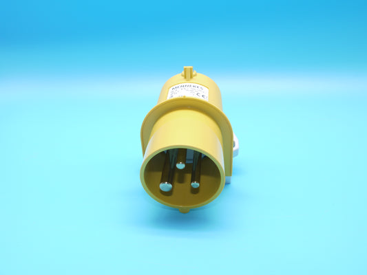 !♦ ♦ KS CEE-Wandkontaktstecker gelb 110V/16A incl. Bearbeitung