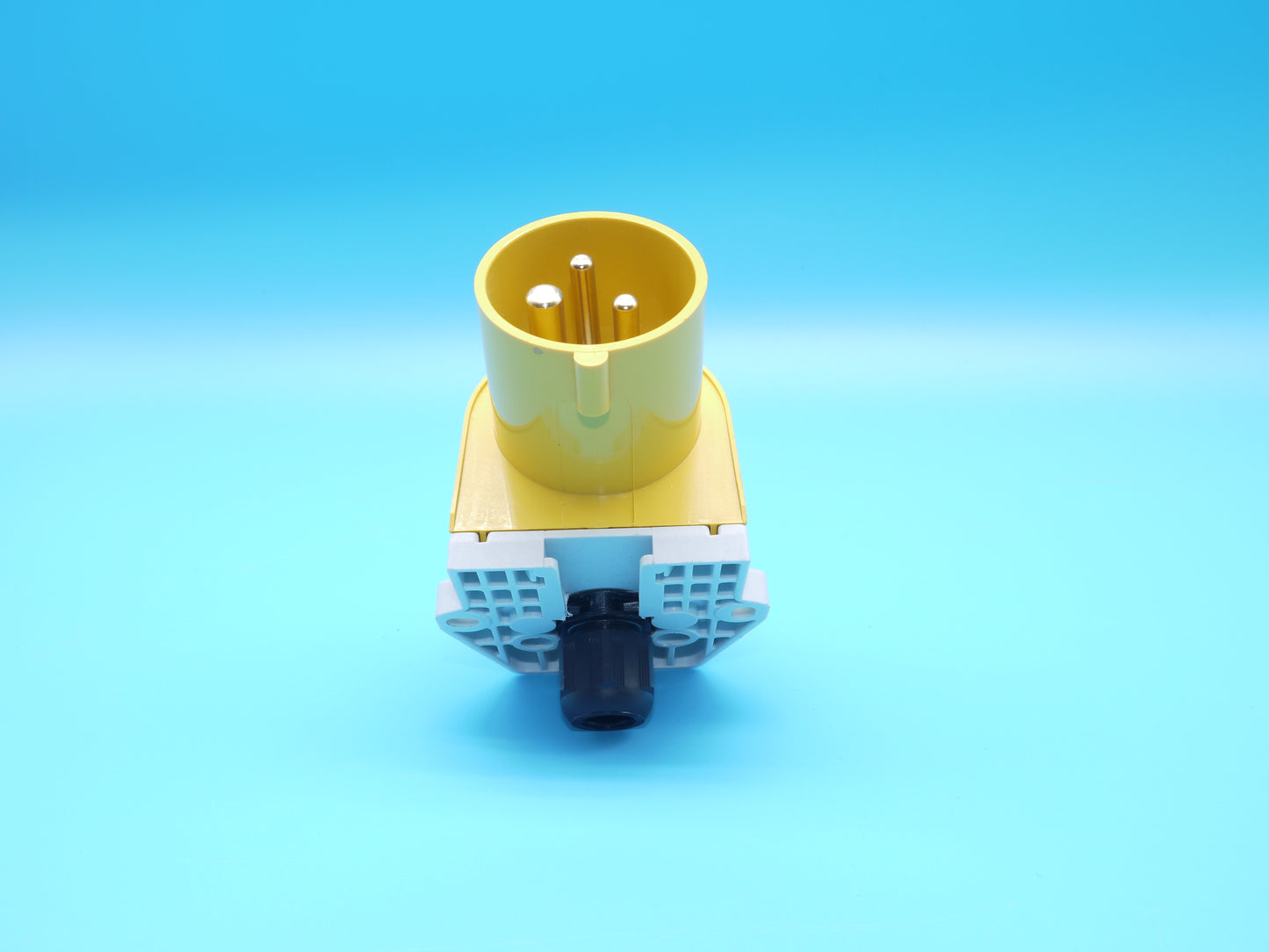 !♦ ♦ KS CEE-Wandkontaktstecker gelb 110V/16A incl. Bearbeitung
