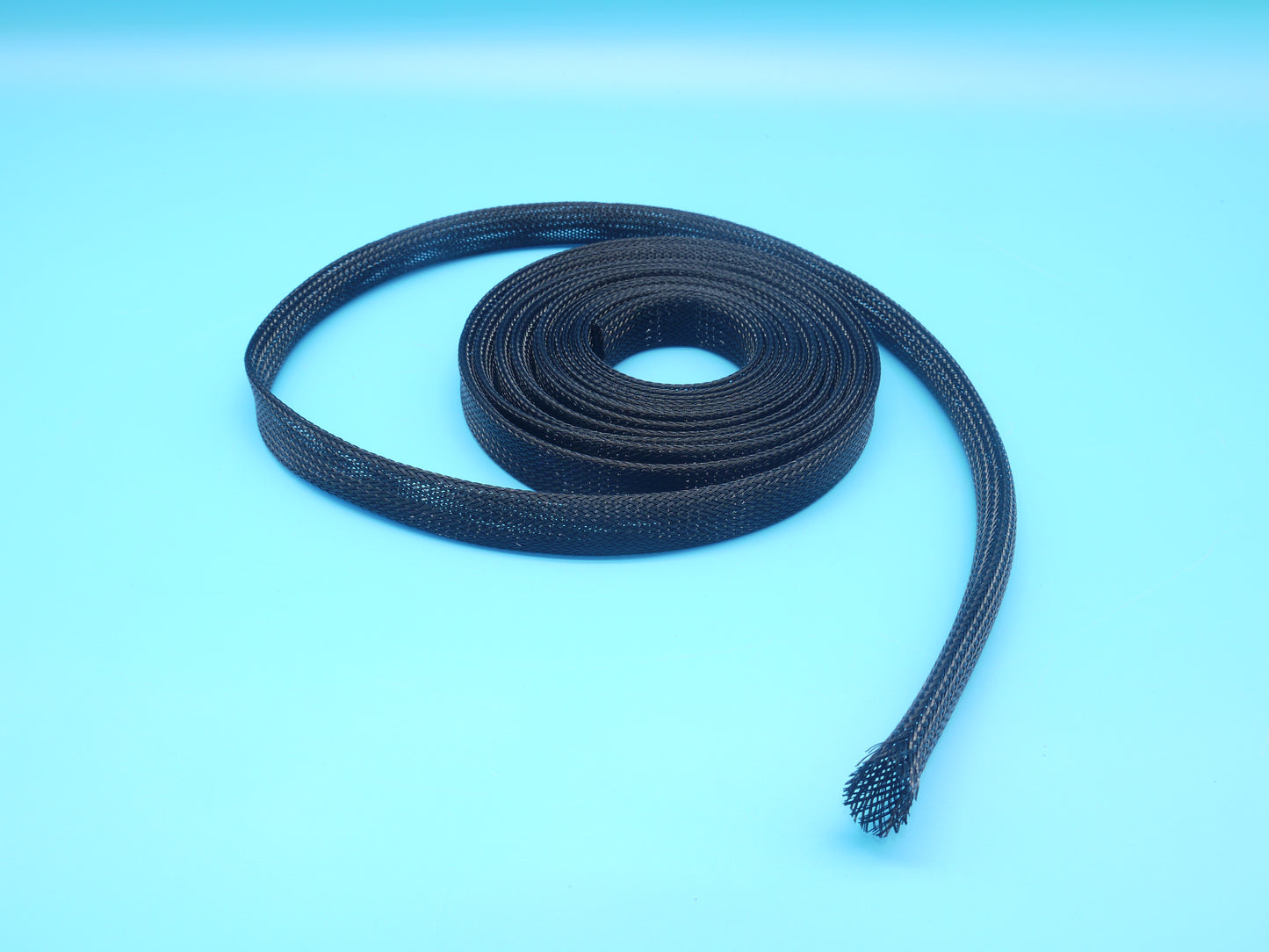 !♦ ♦ KS |►2 Stück◄|   Gewebeschlauch PVC 20mm schwarz