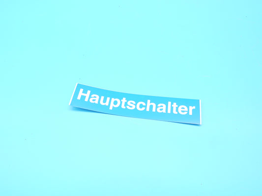 !      MB |►27 Stück◄| SCHILD,Hauptschalter