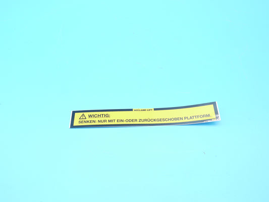 !      MB |►10 Stück◄| SCHILD,Senken nur mit ein oder
