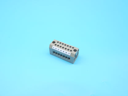 !    RKE |►8 Stück◄|   Klemme BKA 2,5/1 beige als 7er Block