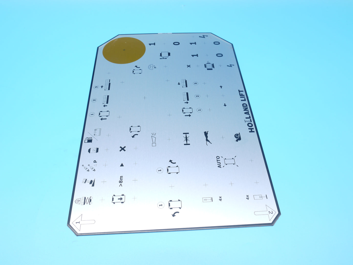 !    RKE Aluminium Schild Bedienpult G320 E30, D30