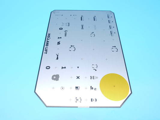 !    RKE Aluminium Schild für Q,T, B, Standard Diesel für Bedienpult
