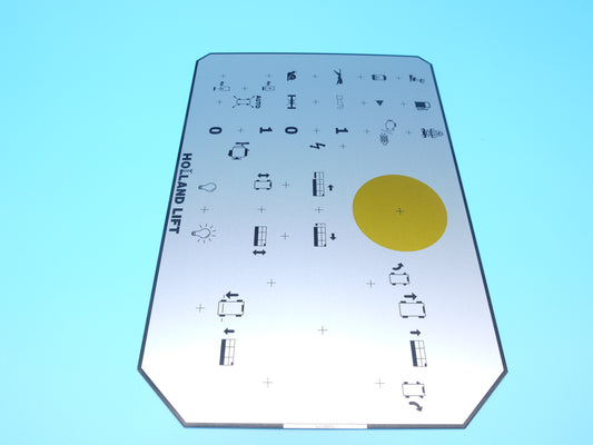 !    RKE Aluminium Schild Bedienpult HL-240 D25 TULIP D-mit Stützen