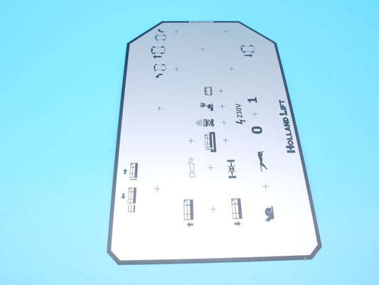 !    RKE Alu-Schild für Bedienpult Hydro_EL_2015