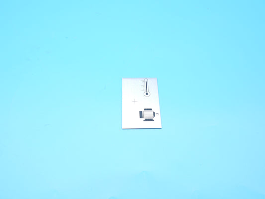 !    RKE |►3 Stück◄| Aluminium Schild Thermische Überlast (400 V)