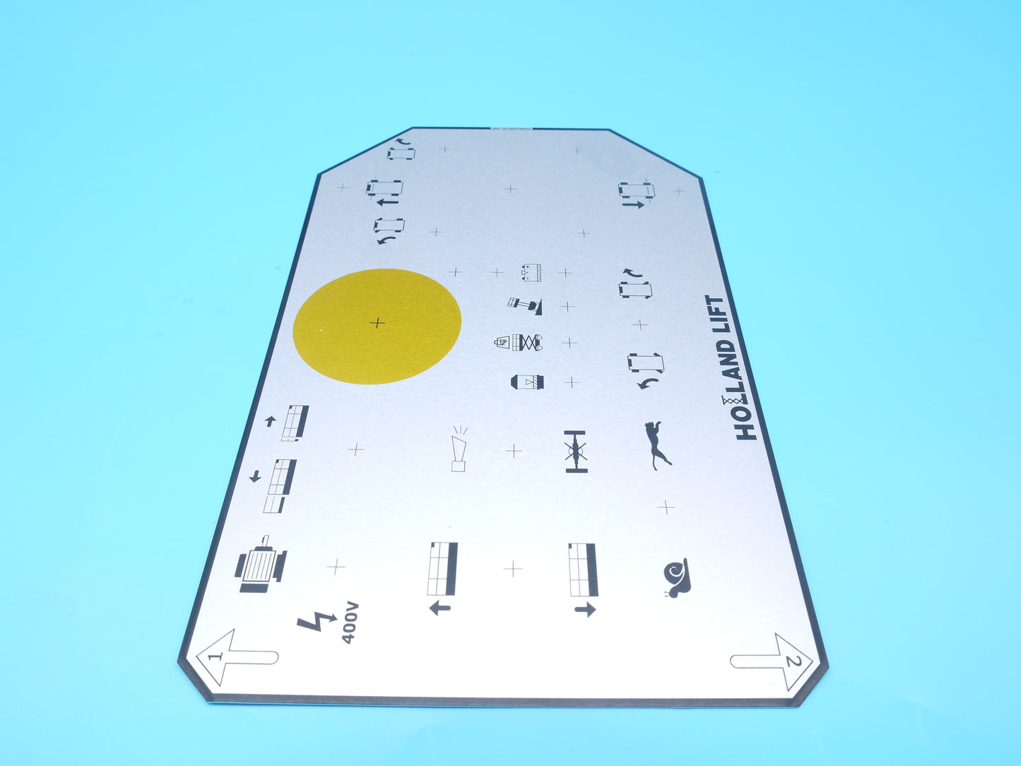 !    RKE Aluminium Schild Bedienpult Standard elektrisch