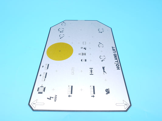 !    RKE Aluminium Schild Bedienpult Standard elektrisch