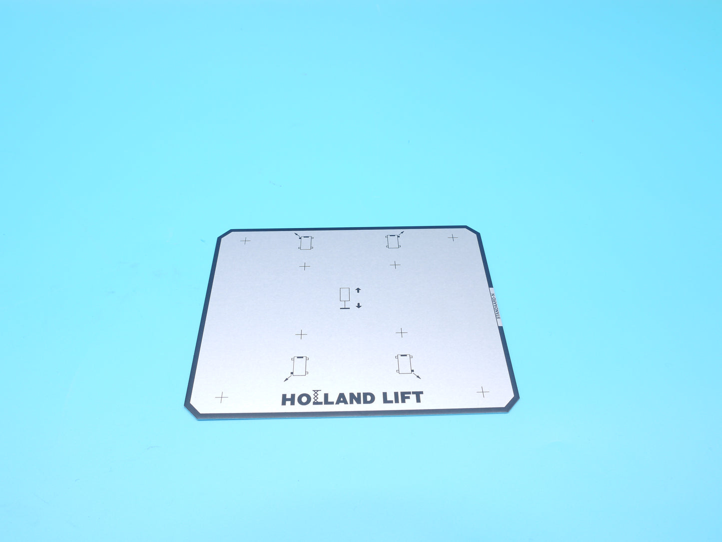 !    RKE Aluminium Schild klein für Stützen alle Serien