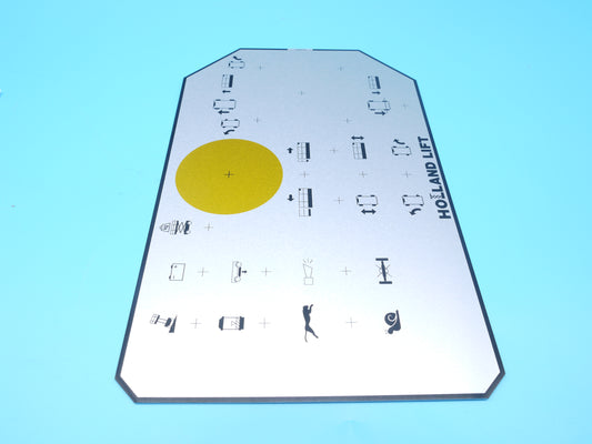 !    RKE Aluminium Schild Bedienpult neue N,Modular ohne Stützen