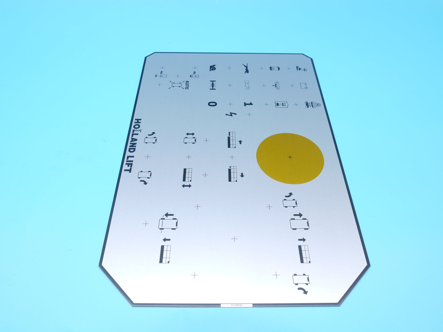 !    RKE Aluminium Schild Bedienpult HL-330