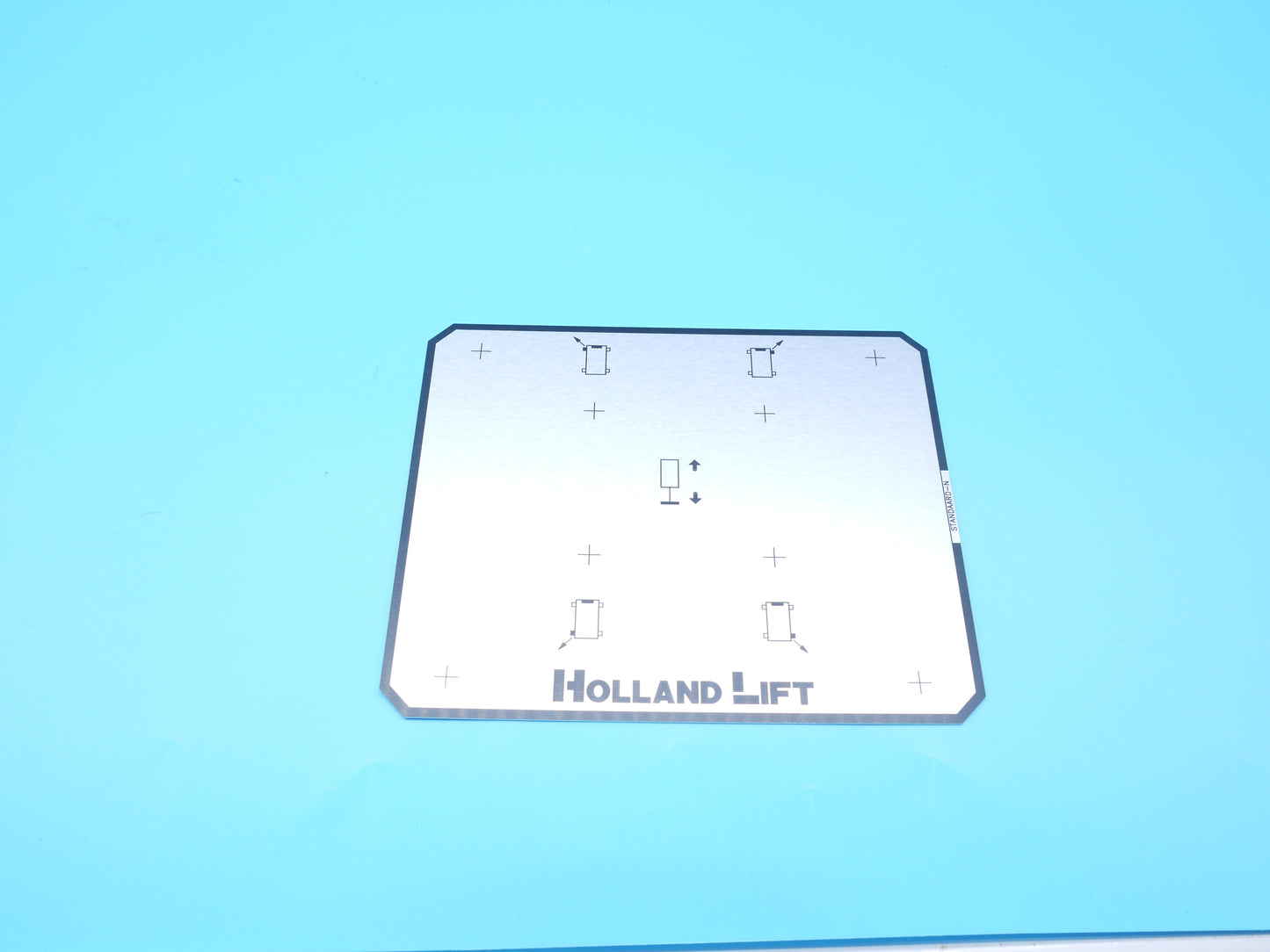 !    RKE Aluminium Schild klein für B-DL +M  Stützen !! ALT !!!