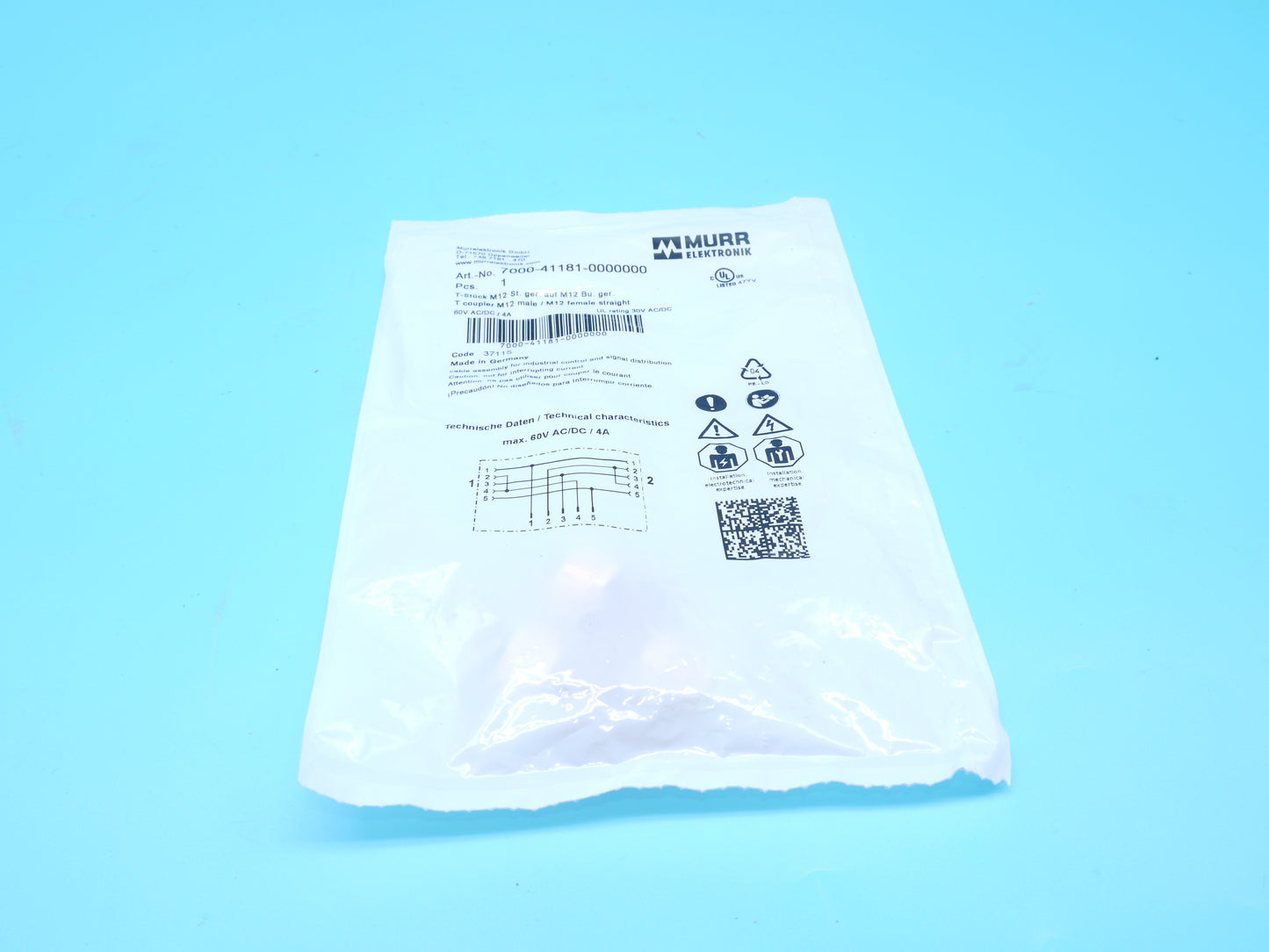 !    KS Steckverbinder T-Stück M12 004 41181